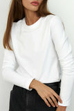 Bonnyshow Casual Simplicity Solid O Neck Tops