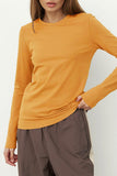 Bonnyshow Casual Simplicity Solid O Neck Tops