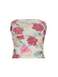 Bonnyshow Neva Floral Mesh Tube Top