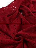 Bonnyshow Daniyah Jacquard Lace-Up Vest