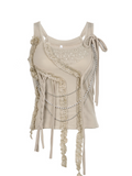 Bonnyshow Chrisette Lace Spliced Camisole Top