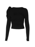 Bonnyshow Jalynn Pleated Long Sleeve Top