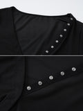 Bonnyshow Imelda V-Neck Button Top