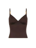 Bonnyshow Raelee Retro Beaded V-Neck Top