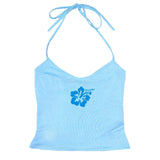 Bonnyshow Coconut Girl Aesthetic Halter Top