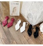 Bonnyshow  Summer New Minimalist Design Fashion All-match Flat Sandals European and American Model Style Women's Shoes