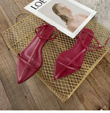 Bonnyshow  Summer New Minimalist Design Fashion All-match Flat Sandals European and American Model Style Women's Shoes