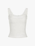 Bonnyshow Maahi Jacquard Lace Bow Vest