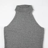 Bonnyshow Kenna Wool Turtleneck Vest Top
