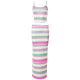 Bonnyshow Taylie Maxi Slim Skirt Set