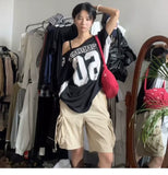 Bonnyshow Jaidah Graphic Off-Shoulder T-Shirt