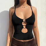 Bonnyshow Josephina Hollow Chest Camisole Top