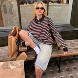 Bonnyshow Brooklin Contrast Polo Collar Top