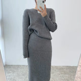 Bonnyshow Anaia Knit Skirt Set