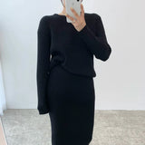 Bonnyshow Anaia Knit Skirt Set