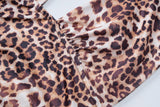 Bonnyshow Mirielle Leopard Print Halter Top