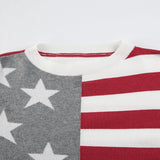 Bonnyshow Meryem Off-Shoulder Star Sweater