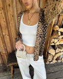 Bonnyshow Zola Loose Fit Leopard Cardigan