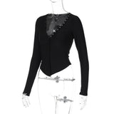 Bonnyshow Imelda V-Neck Button Top