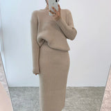 Bonnyshow Anaia Knit Skirt Set