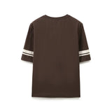 Bonnyshow Aaliyah Round Neck Pullover T-Shirt