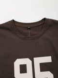 Bonnyshow Aaliyah Round Neck Pullover T-Shirt