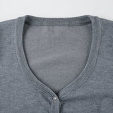 Bonnyshow Alanah V-Neck Sweater Cardigan Top