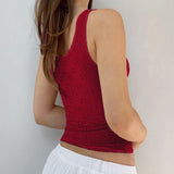Bonnyshow Daniyah Jacquard Lace-Up Vest