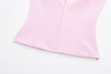 Bonnyshow Alanys Halter Top & Mini Skirt Set