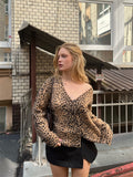 Bonnyshow Zola Loose Fit Leopard Cardigan