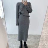 Bonnyshow Anaia Knit Skirt Set
