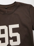 Bonnyshow Aaliyah Round Neck Pullover T-Shirt