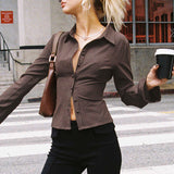 Bonnyshow Juliett Striped Button-Up Shirt