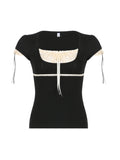 Bonnyshow Remington Lace Spliced Strappy Top