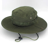 Bonnyshow Summer Hiking Sun Hat for Women Men Outdoor Camping Fishing Anti-UV Bucket Hat Solid Color Panama Wide Brim Fisherman Cap
