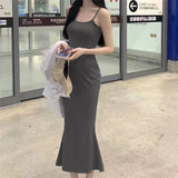 Bonnyshow Woman Spring Summer Style Bodycon Dress Female Sexy Spaghetti Strap Sheath Dress