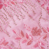 Bonnyshow  Fashion Beading Floral Print Sequin Slim Fit Sexy Y2k Women Camisole Tops Backless Embroidered Design Blouses