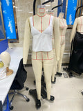 Bonnyshow  Women's Fairy 2000s Summer Tops Mini Bows Straps V Neck Crop Tops Open Back Lace Trim Button Tank Tops Streetwear