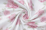 Bonnyshow  Women'S Fresh And Sweet Style New Sexy Wrapped Chest, Hip, And Back Versatile Floral Dress, One Piece Hair Replacement