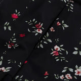 Bonnyshow  High Waist Floral Long Dress For Women Ruffled Splice Laple Long Sleeve Party Vacation Clothes Lady Retro Elegant Dress