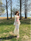 Bonnyshow  New French Style Sweet Style Set Summer Women's Royal Sister Romantic Lace Fishbone Corset  Half Skirt Trendy Suit