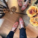Bonnyshow  Summer Butterfly-knot Women Mules Slippers Fashion Shallow Slip on Singbacks Shoes Ladies Elegant Party Dress Slides