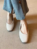 Bonnyshow  Ladies Shoes 2025 Fashion Shallow Women's High Heels New Slip-on Casual Hot Sale Soft Bottom Best Seller Flat Low Heels Zapatos