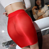 Bonnyshow 6 Colors Women Half Slips Skirt Stretchy Mesh Micro Mini Skirt See Through Nightwear Lace Trim High Waist Sheer Skirt Slips