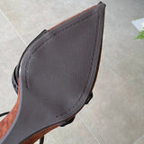 Bonnyshow  Fashion Metal Decorative Wedges Sandals Women Summer Open Toe Naked Strap Sexy Heels Elegant Slingback Pointed Toe Dress Shoes
