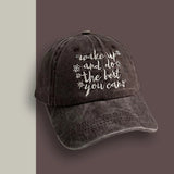 Bonnyshow Letter Embroidery Baseball Cap for Women Y2K Summer Girls Hip-hop Sun Hat Retro Washed Cotton Lady Snapback Caps
