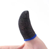 Bonnyshow 10Pcs Mobile Phone Finger Cuff Fibroid Mobile Game Touch Screen Fiber Breathable And Sweat Resistant Walking Game Finger Cuff