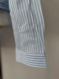 Bonnyshow  Loose Casual Blouse Stripe Shirts Mini Skirt 2 Pieces Sets Women Suit Spring Summer High Waist Short Skirt Set