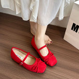 Bonnyshow  New Spring Butterfly-knot Women Ballet Shoes Fashion Outdoor Dress Shoes Female Street Style Soft Sole Flats Shoes