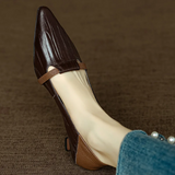 Bonnyshow  New Women Heels Loafers Footwear Elegant Slingback Pointed Slip on Party Lady Pumps Shoes Fashion Comefortable Zapatos De Mujer